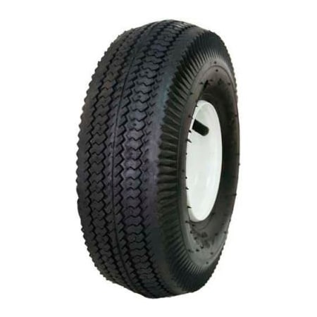 Sutong Tire Resources Sutong Tire Resources CT1009 Wheelbarrow Tire & Wheel 4.10/3.50-4 - 4 Ply - Sawtooth CT1009